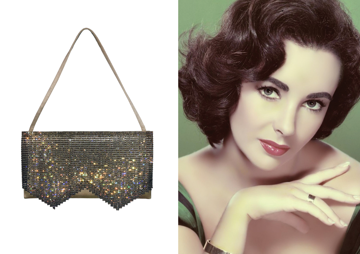 Christian Louboutin Evening Bag Formerly Owned by Elizabeth Taylor