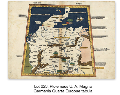 Ptolemaus U. A. Magna Germania Quarta Europae tabula.