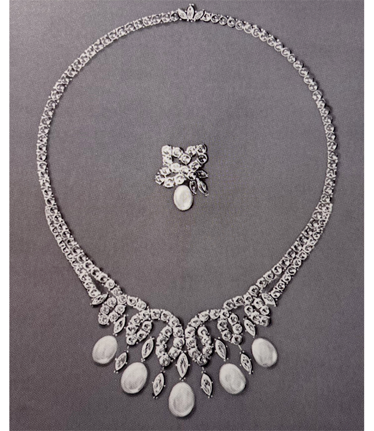 The original Crown Jeweller’s design for Princess Diana